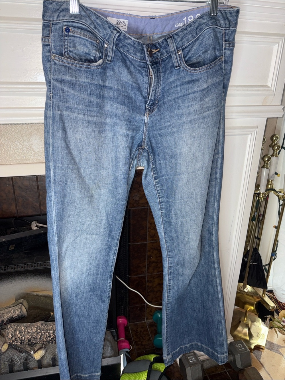 GAP Y2K Inspired Jeans 29/8 Long & Lean Bootcut Embroidered Pockets